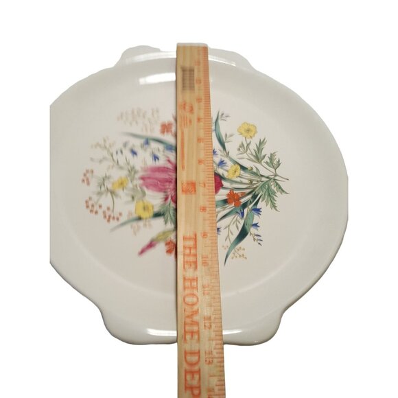 Salem Harmony House Platter Plate Spring Song Vintage 50's Floral Iris 12x13 - Picture 5 of 7